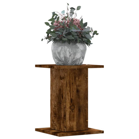 Vidaxx plantestativer 2 stk 30x30x40 cm forarbejdet træ røget eg