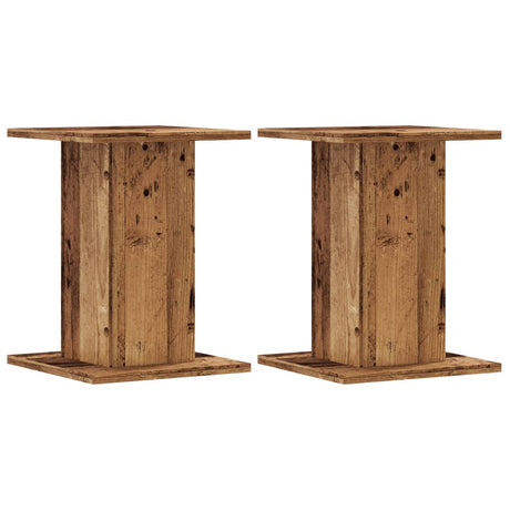 Vidaxx plantestativer 2 stk 30x30x40 cm behandlet træ, gammelt træfarvet