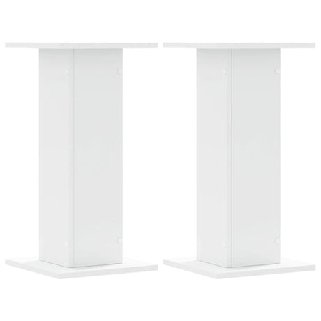 Vidaxx plantestativer 2 stk 30x30x60 cm konstrueret træ hvid