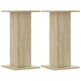 Vidaxxl plantestativer 2 stk 30x30x60 cm konstrueret træ sonoma eg