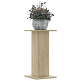 Vidaxxl plantestativer 2 stk 30x30x60 cm konstrueret træ sonoma eg