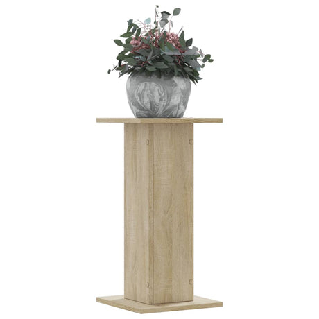 Vidaxxl plantestativer 2 stk 30x30x60 cm konstrueret træ sonoma eg