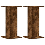 Vidaxx plantestativer 2 stk 30x30x60 cm forarbejdet træ røget eg