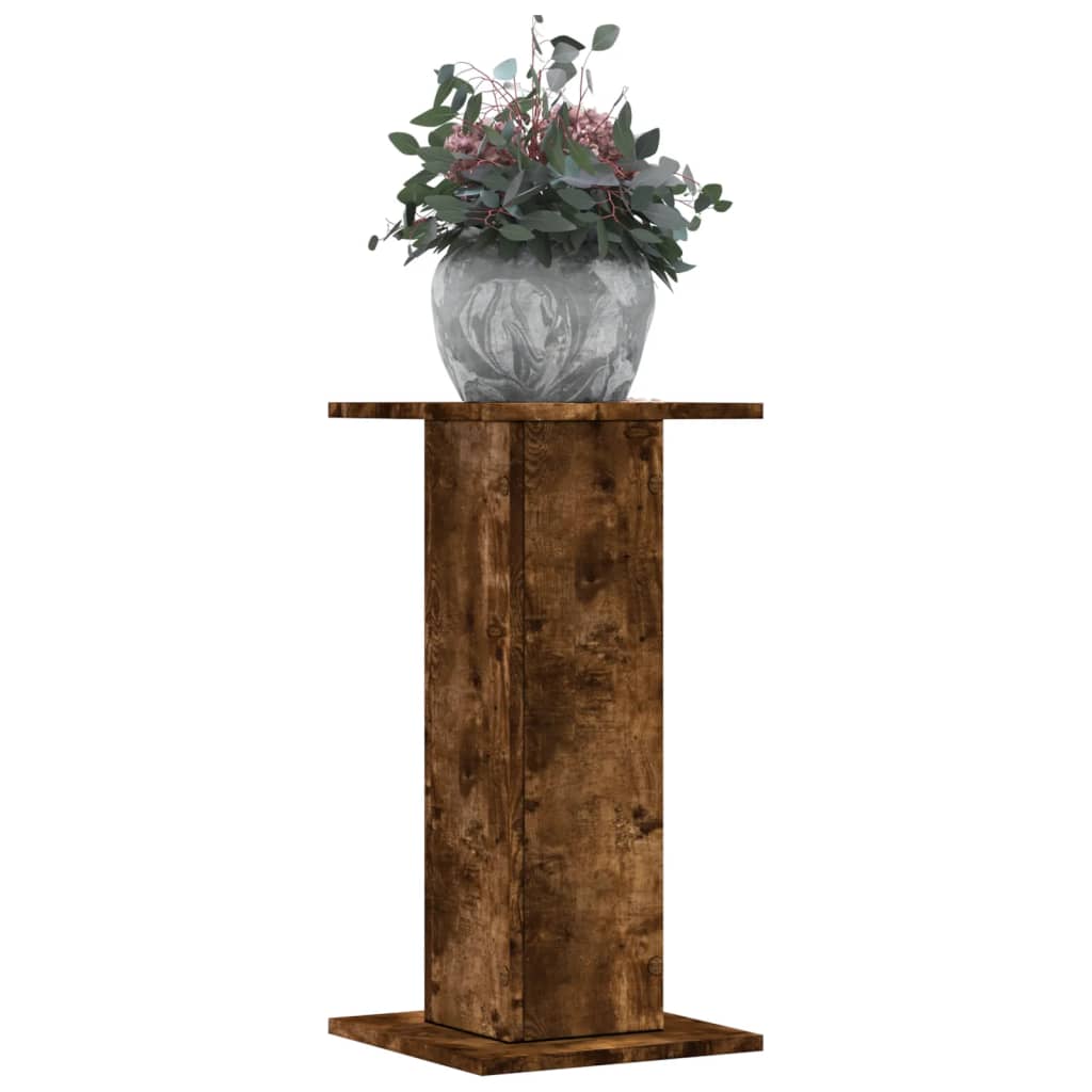 Vidaxx plantestativer 2 stk 30x30x60 cm forarbejdet træ røget eg