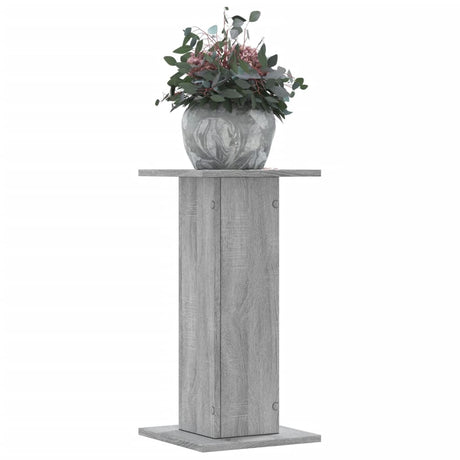 VidaXL plantestativer 2 stk 30x30x60 cm konstrueret træ grå sonoma