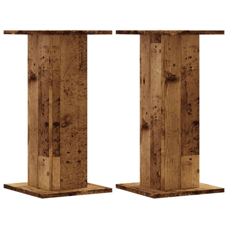 Vidaxx plantestativer 2 stk 30x30x60 cm behandlet træ, gammelt træfarvet