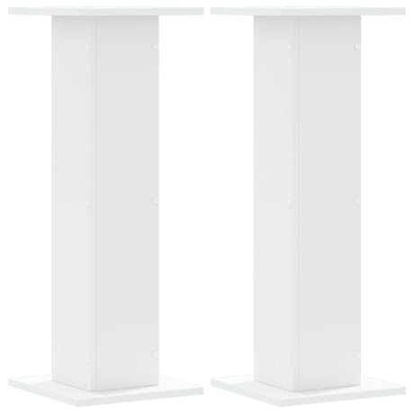 Vidaxx plantestativer 2 stk 30x30x80 cm konstrueret træ hvid