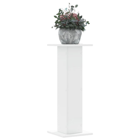 Vidaxx plantestativer 2 stk 30x30x80 cm konstrueret træ hvid