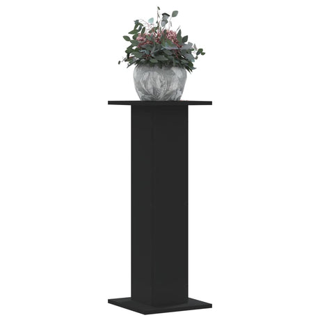 VidaXL plantestativer 2 stk 30x30x80 cm forarbejdet træ sort