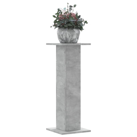 Vidaxx plantestativer 2 stk 30x30x80 cm konstrueret træ betongrå