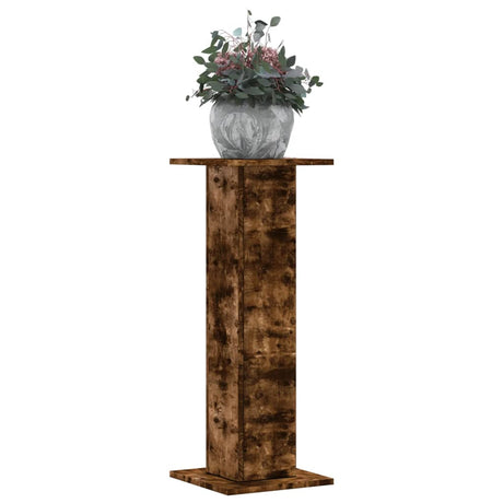 Vidaxx plantestativer 2 stk 30x30x80 cm forarbejdet træ røget eg