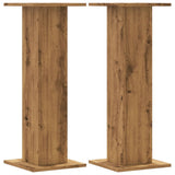 Vidaxx plantestativer 2 stk 30x30x80 cm træ håndværks eg