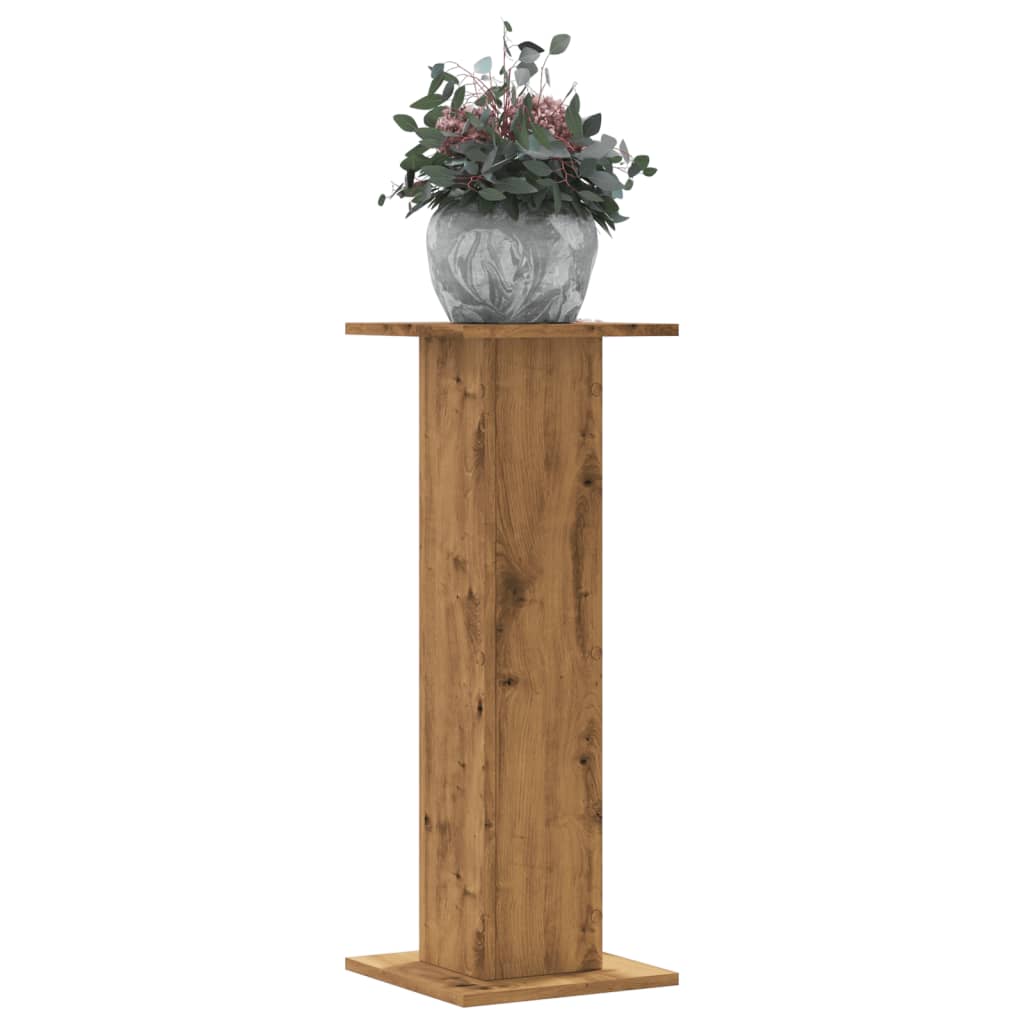 Vidaxx plantestativer 2 stk 30x30x80 cm træ håndværks eg