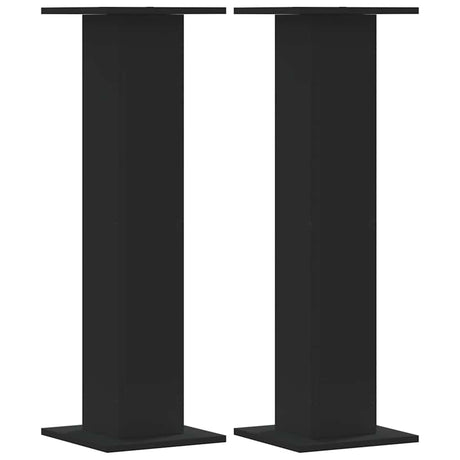 VidaXL plantestativer 2 stk 30x30x95 cm forarbejdet træ sort
