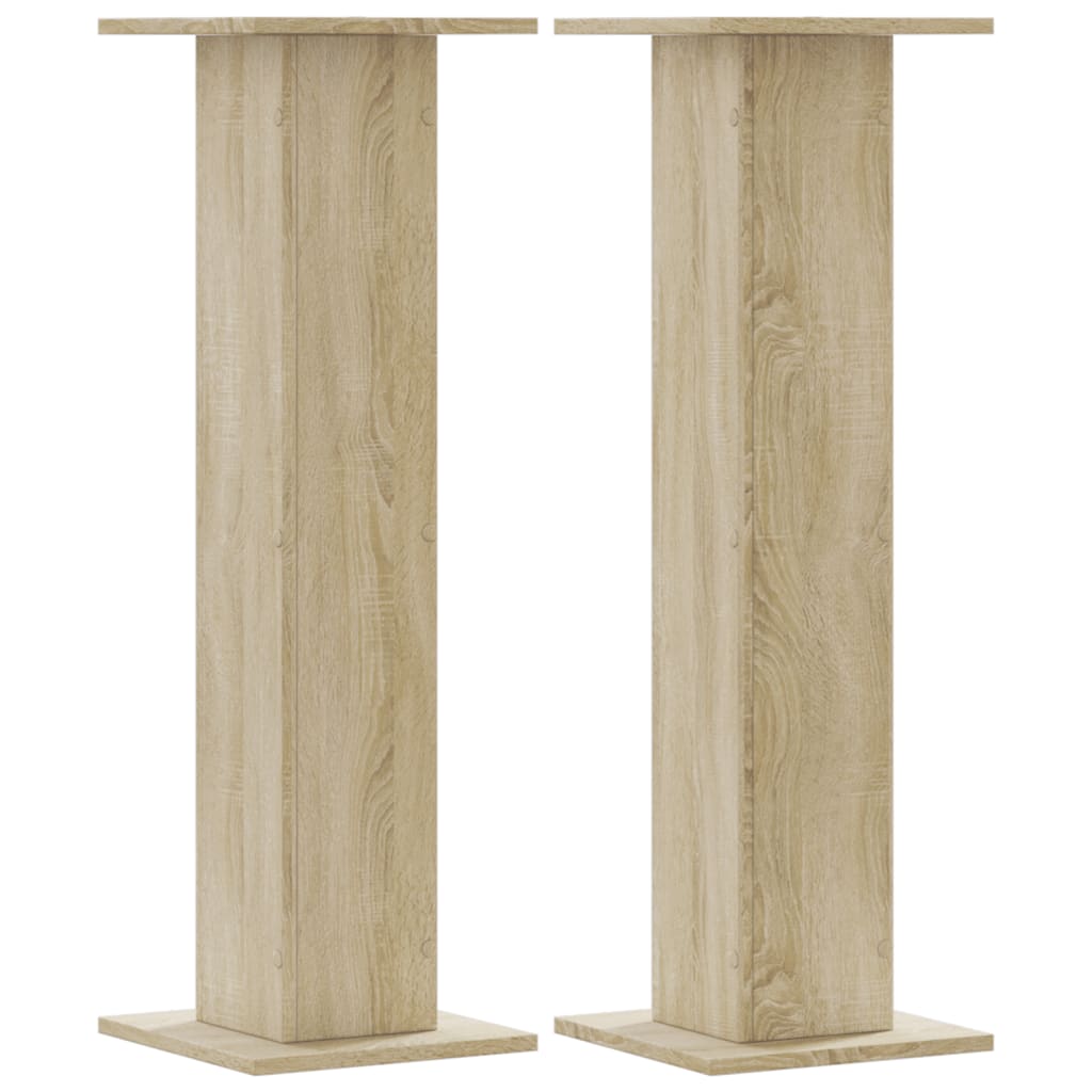 Vidaxx plantestativer 2 stk 30x30x95 cm konstrueret træ sonoma eg