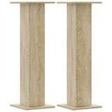 Vidaxx plantestativer 2 stk 30x30x95 cm konstrueret træ sonoma eg