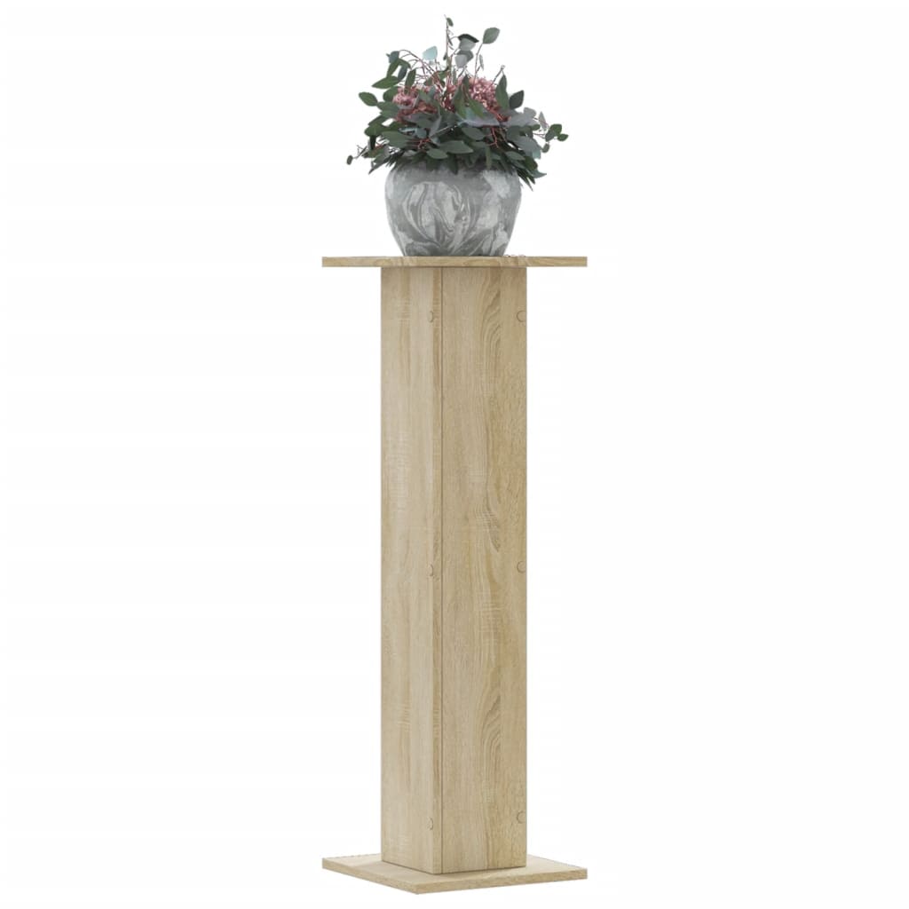 Vidaxx plantestativer 2 stk 30x30x95 cm konstrueret træ sonoma eg