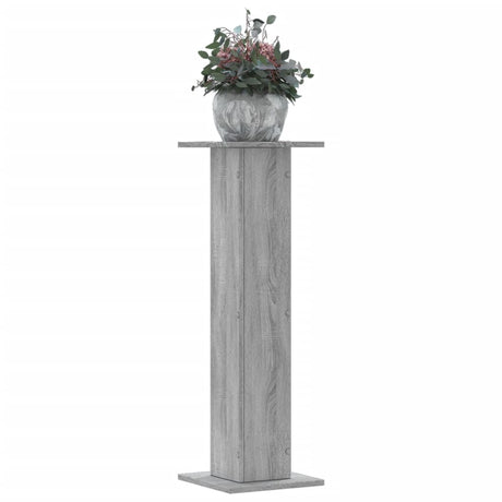 Vidaxx plantestativer 2 stk 30x30x95 cm konstrueret træ grå sonoma