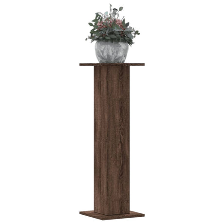 Vidaxx plantestativer 2 stk 30x30x95 cm konstrueret træ brun eg