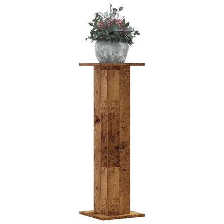 Vidaxxl plantestativer 2 stk 30x30x95 cm behandlet træ, gammelt træfarvet