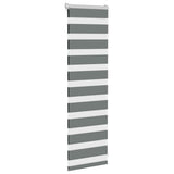 Vidaxx zebra rullegardin 40x100 cm stofbredde 35,9 cm mørkegrå