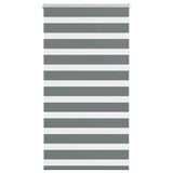 VidaXL zebra rullegardin 70x100 cm stofbredde 65,9 cm mørkegrå