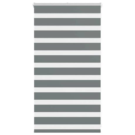VidaXL zebra rullegardin 70x100 cm stofbredde 65,9 cm mørkegrå