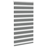 VidaXL zebra rullegardin 70x100 cm stofbredde 65,9 cm mørkegrå