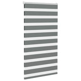 VidaXL zebra rullegardin 90x100 cm stofbredde 85,9 cm mørkegrå