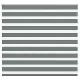 Vidaxx zebra rullegardin 160x100 cm stofbredde 155,9 cm mørkegrå