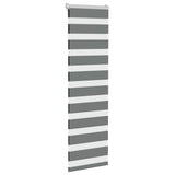 VidaXL zebra rullegardin 40x150 cm stofbredde 35,9 cm mørkegrå