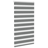 Vidaxx zebra rullegardin 70x150 cm stofbredde 65,9 cm mørkegrå