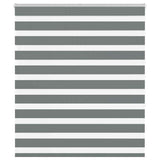 VidaXL zebra rullegardin 120x150 cm stofbredde 115,9 cm mørkegrå