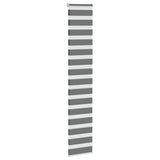 VidaXL zebra rullegardin 40x200 cm stofbredde 35,9 cm mørkegrå