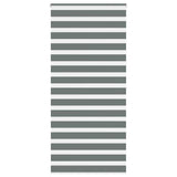 VidaXL zebra rullegardin 115x200 cm stofbredde 110,9 cm mørkegrå
