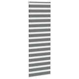 VidaXL zebra rullegardin 70x230 cm stofbredde 65,9 cm mørkegrå