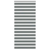 VidaXL zebra rullegardin 100x230 cm stofbredde 95,9 cm mørkegrå