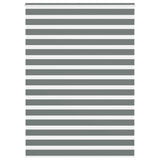 VidaXL zebra rullegardin 165x230 cm stofbredde 160,9 cm mørkegrå