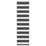 Vidaxx zebra rullegardin 45x100 cm stofbredde 40,9 cm sort