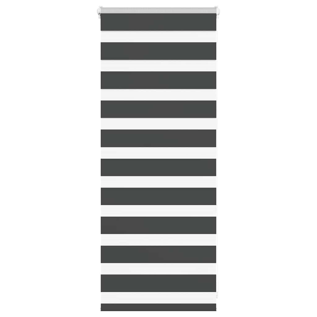 VidaXL zebra rullegardin 60x100 cm stofbredde sort 55,9 cm