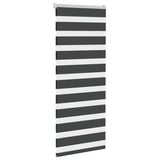 VidaXL zebra rullegardin 60x100 cm stofbredde sort 55,9 cm