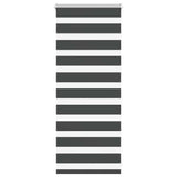 VidaXL zebra rullegardin 65x100 cm stofbredde 60,9 cm sort