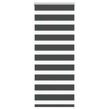 VidaXL zebra rullegardin 65x100 cm stofbredde 60,9 cm sort