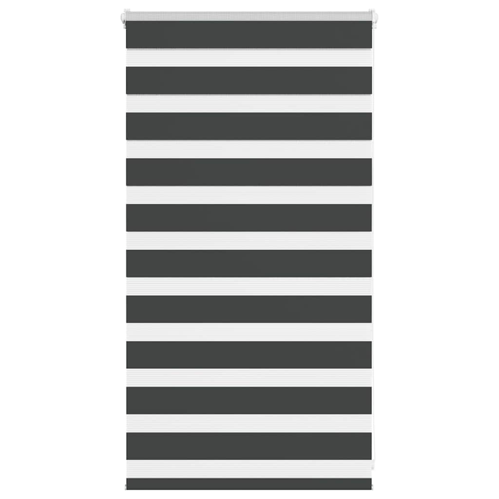 VidaXL zebra rullegardin 70x100 cm stofbredde 65,9 cm sort