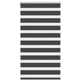 VidaXL zebra rullegardin 70x100 cm stofbredde 65,9 cm sort