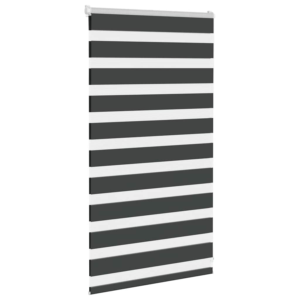 VidaXL zebra rullegardin 70x100 cm stofbredde 65,9 cm sort