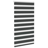 VidaXL zebra rullegardin 70x100 cm stofbredde 65,9 cm sort