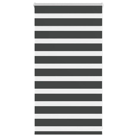 Vidaxx zebra rullegardin 90x100 cm stofbredde 85,9 cm sort