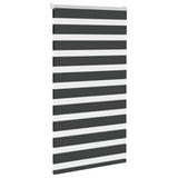 Vidaxx zebra rullegardin 90x100 cm stofbredde 85,9 cm sort