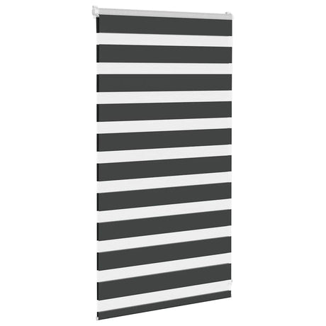 Vidaxx zebra rullegardin 90x100 cm stofbredde 85,9 cm sort